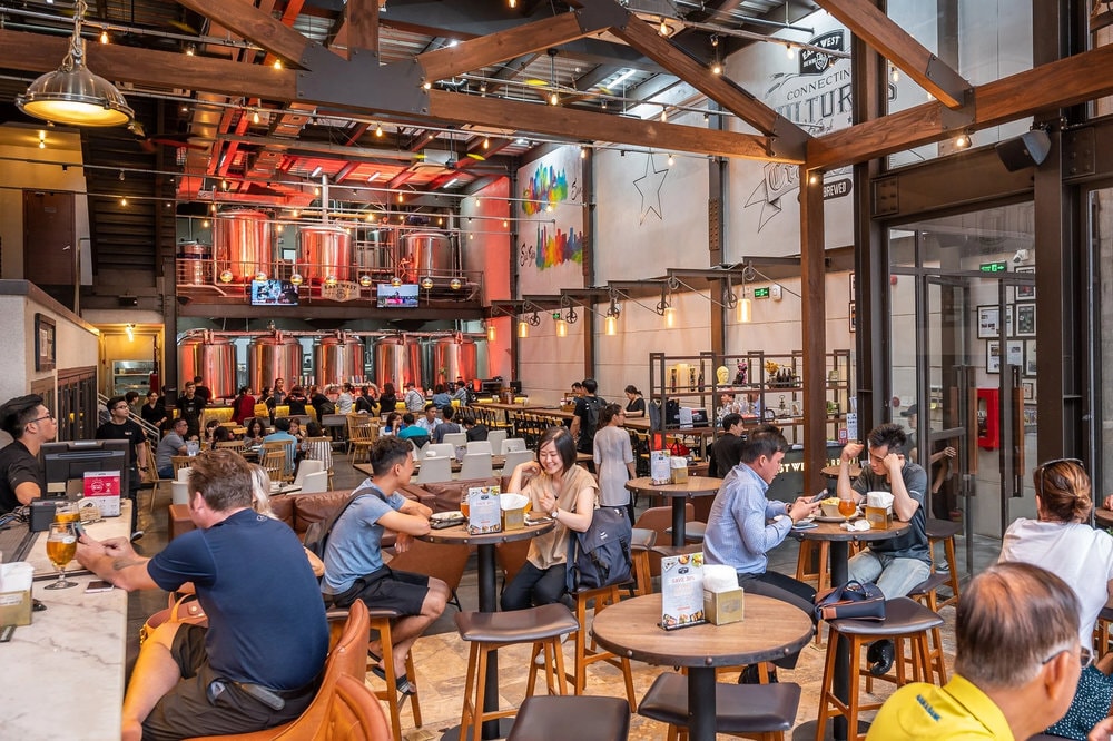 East West Brewing combines Western brewing techniques with local ingredients, creating a diverse range of flavors